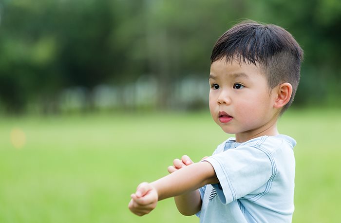 아이 새 옷, 입기 전에 반드시 세탁하세요